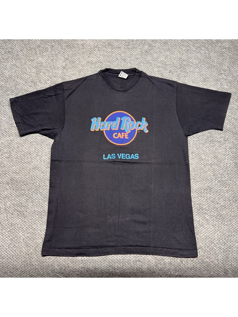 Vintage 1990S Hard Rock Café Las Vegas T-Shirt XL Rare Men’s Black Promo USA